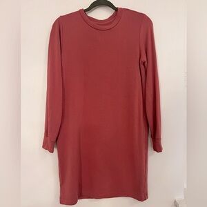 Lou & Grey long sleeve t shirt mini dress light fleece XS